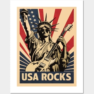 USA ROCKS Posters and Art